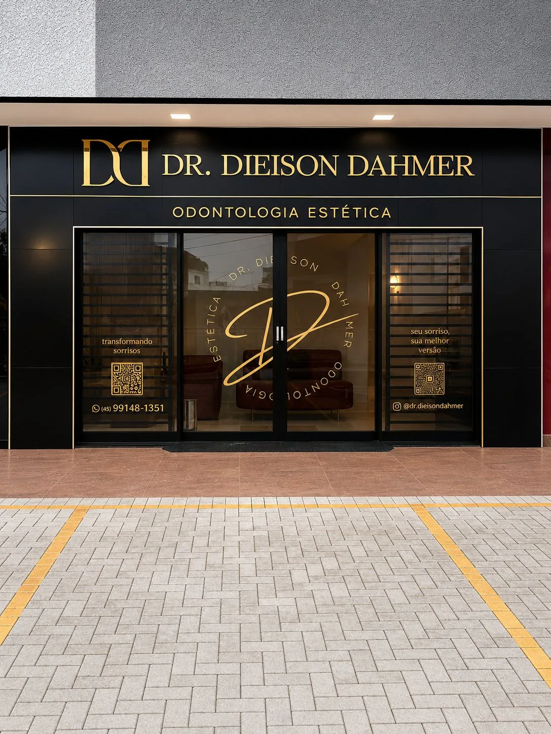 Fachada da Dahmer Odontologia em Foz do Iguaçu